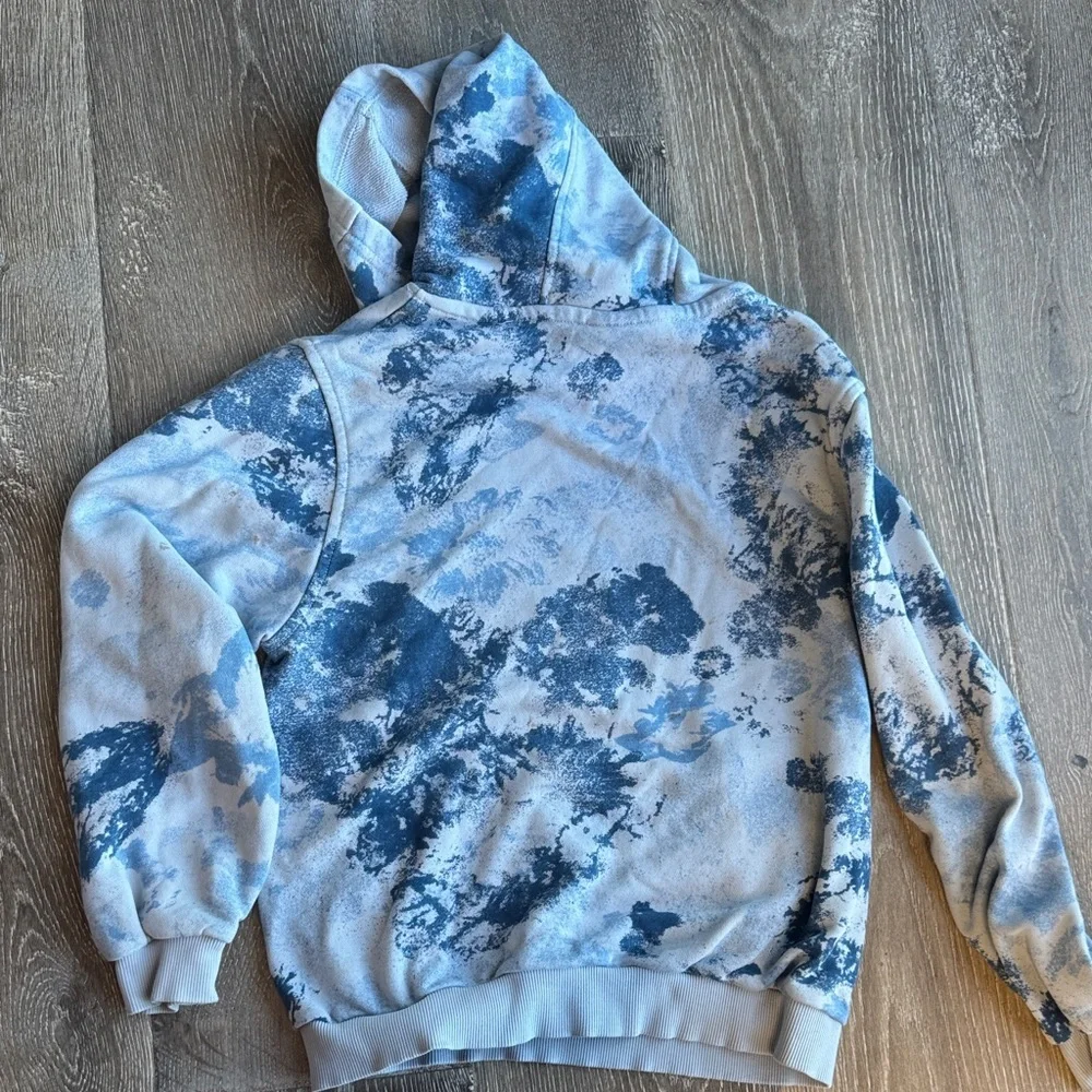 Nike Blue and Gray Kids Matching Set Sweatshirt size Lrg shorts size Med 0276 - Picture 8 of 9